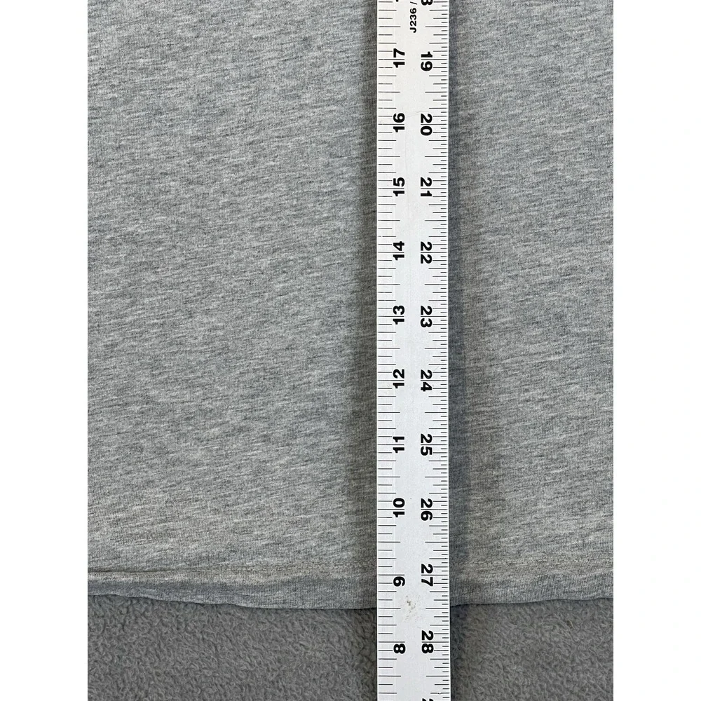 Nike Sportswear Shirt Mens Medium Gray Blank Logo Crew Neck Short Sleeve‎ Tee